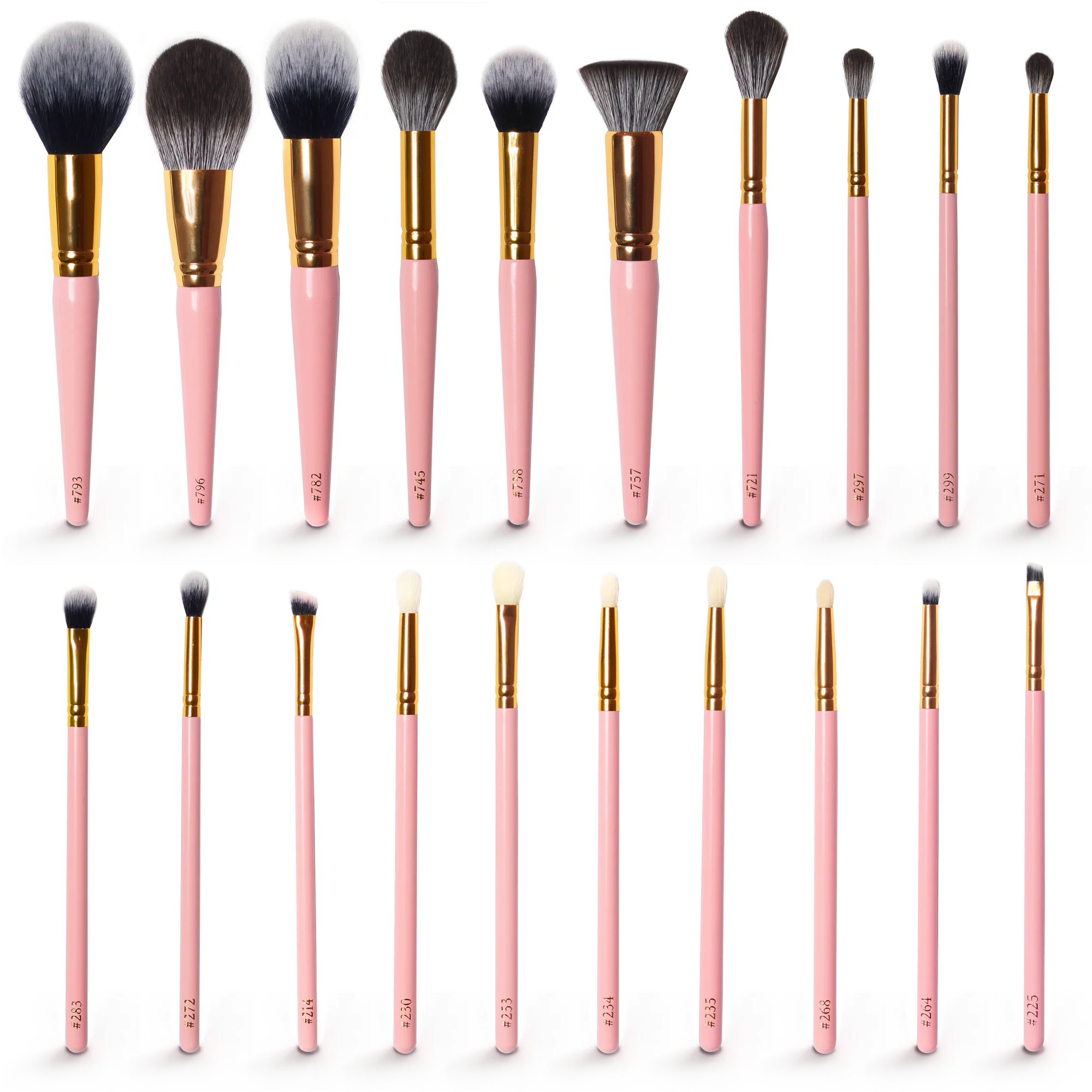 20 Piece Makeup Brush Bundle